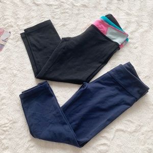 Ivivva Lululemon KIDS rhythmic leggings crops